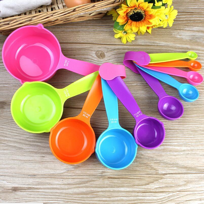✅ 10-Piece Measuring Cups & Spoons Set – Accurate Baking Measurement Tools