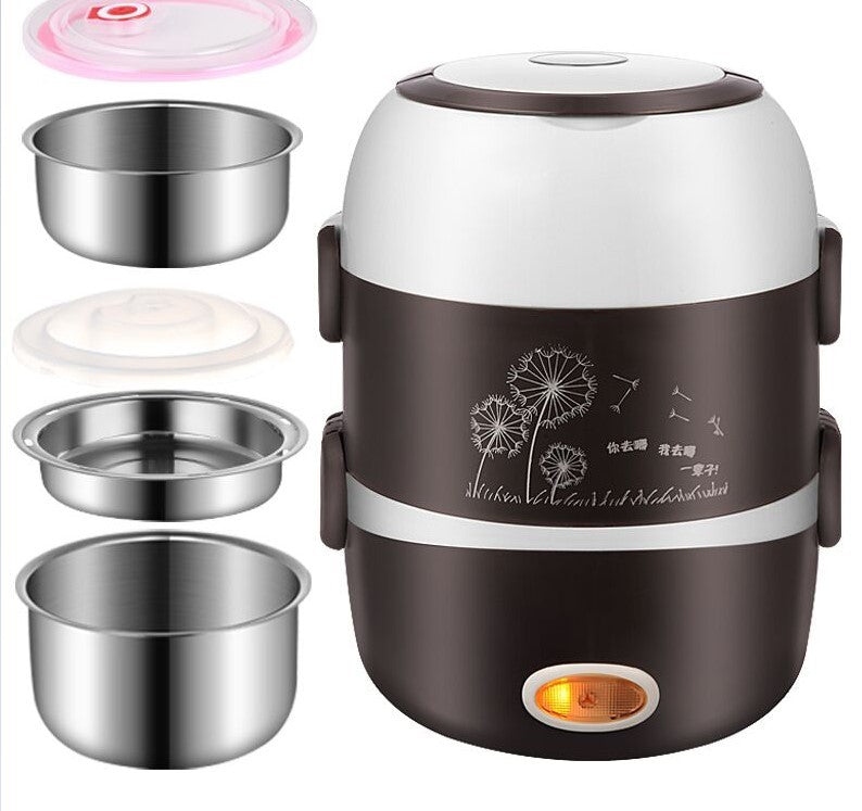 ✅ Electric Cooking Lunch Box – Multi-Function Food Steamer & Heater