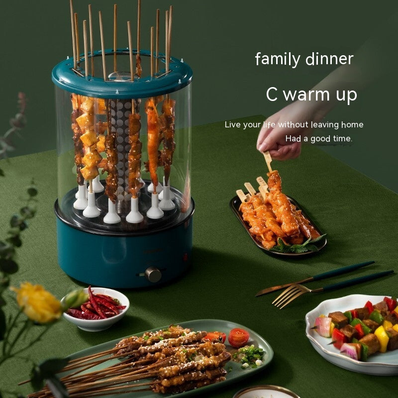 ✅ Automatic Smokeless Skewer Grill – Multi-Function Rotating BBQ Machine