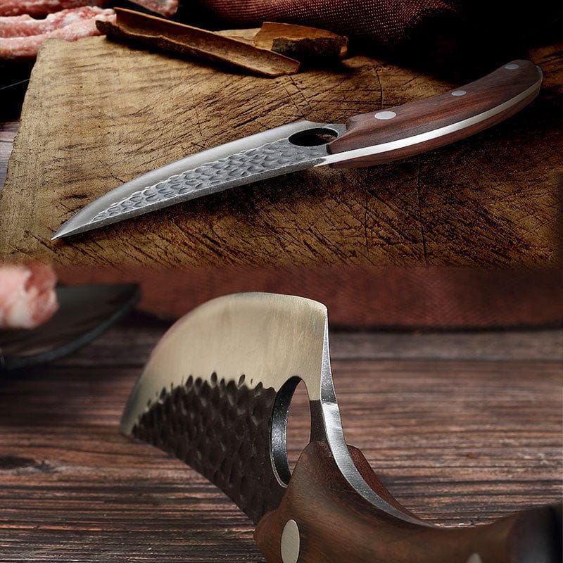 Culinariq Kitchen knives Heavy-Duty Bone & Fish Cutting Knife – Sharp Stainless-Steel Butcher Blade