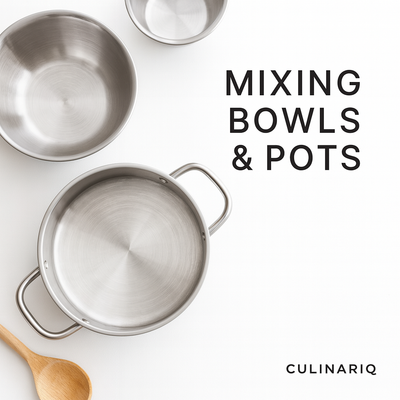 Mixing bowls & Pots