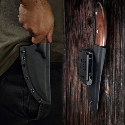 ✅ Heavy-Duty Bone & Fish Cutting Knife – Sharp Stainless-Steel Butcher Blade