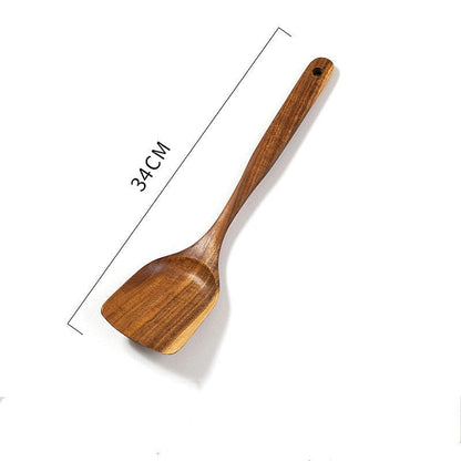 Culinariq 34CM egg turner spatula tea wood utensils