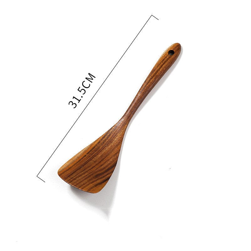 Culinariq 31.5CM spatula teak wood utensils