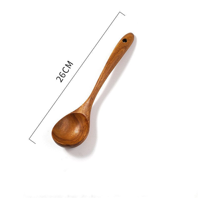  Culinariq 26Cm small ladle teak wood utensils