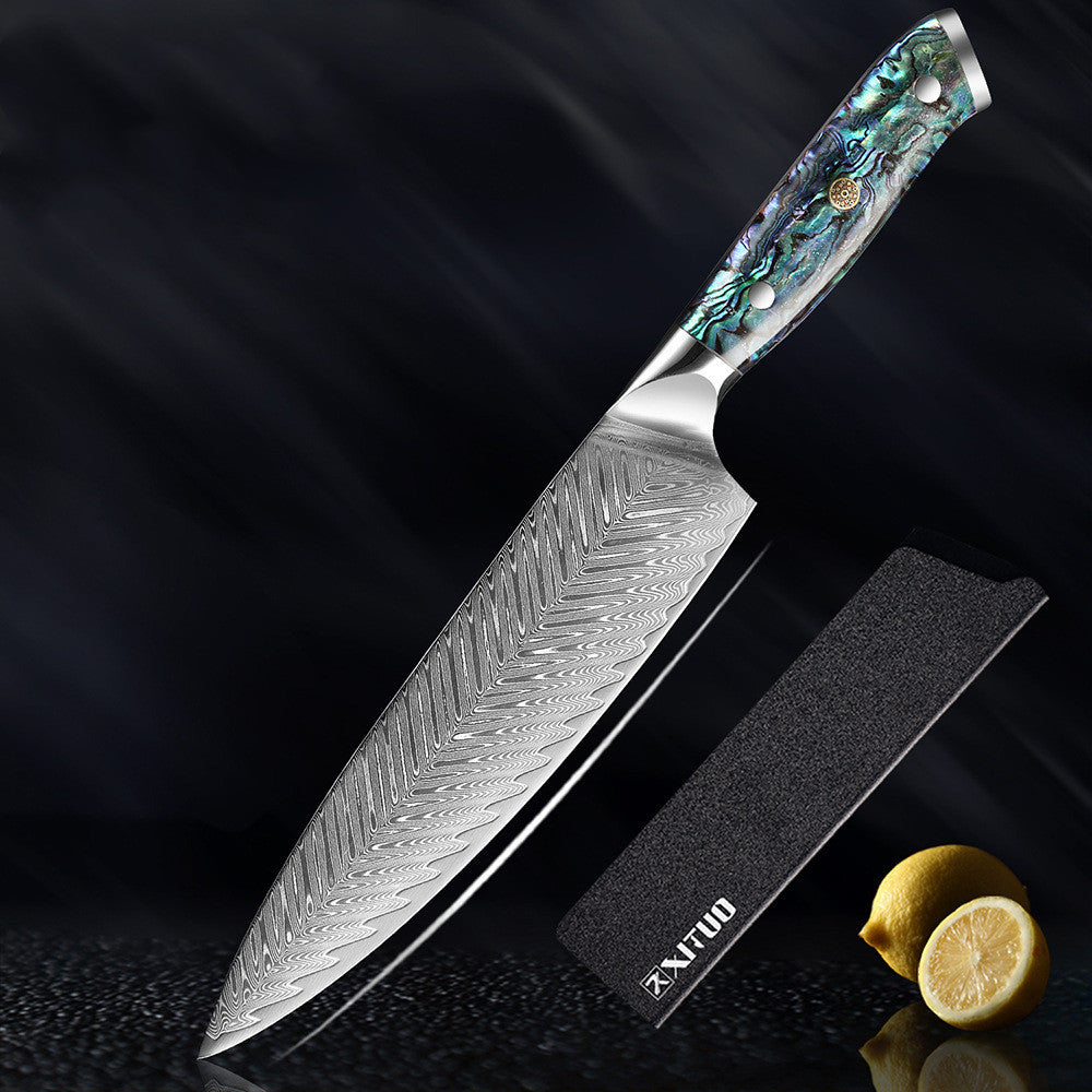 ✅ “Japanese-Style Stainless-Steel Chef Knife Set – Professional Santoku Kitchen Knives”