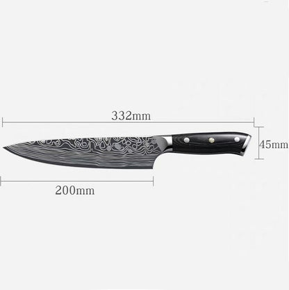 ✅ Premium Chef's Knife - sharp vanadium chopping knife