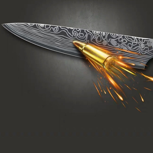 ✅ Premium Chef's Knife - sharp vanadium chopping knife