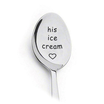 ✅ Stainless-Steel Good Morning Spoons – Long-Handle Engraved Tableware Set