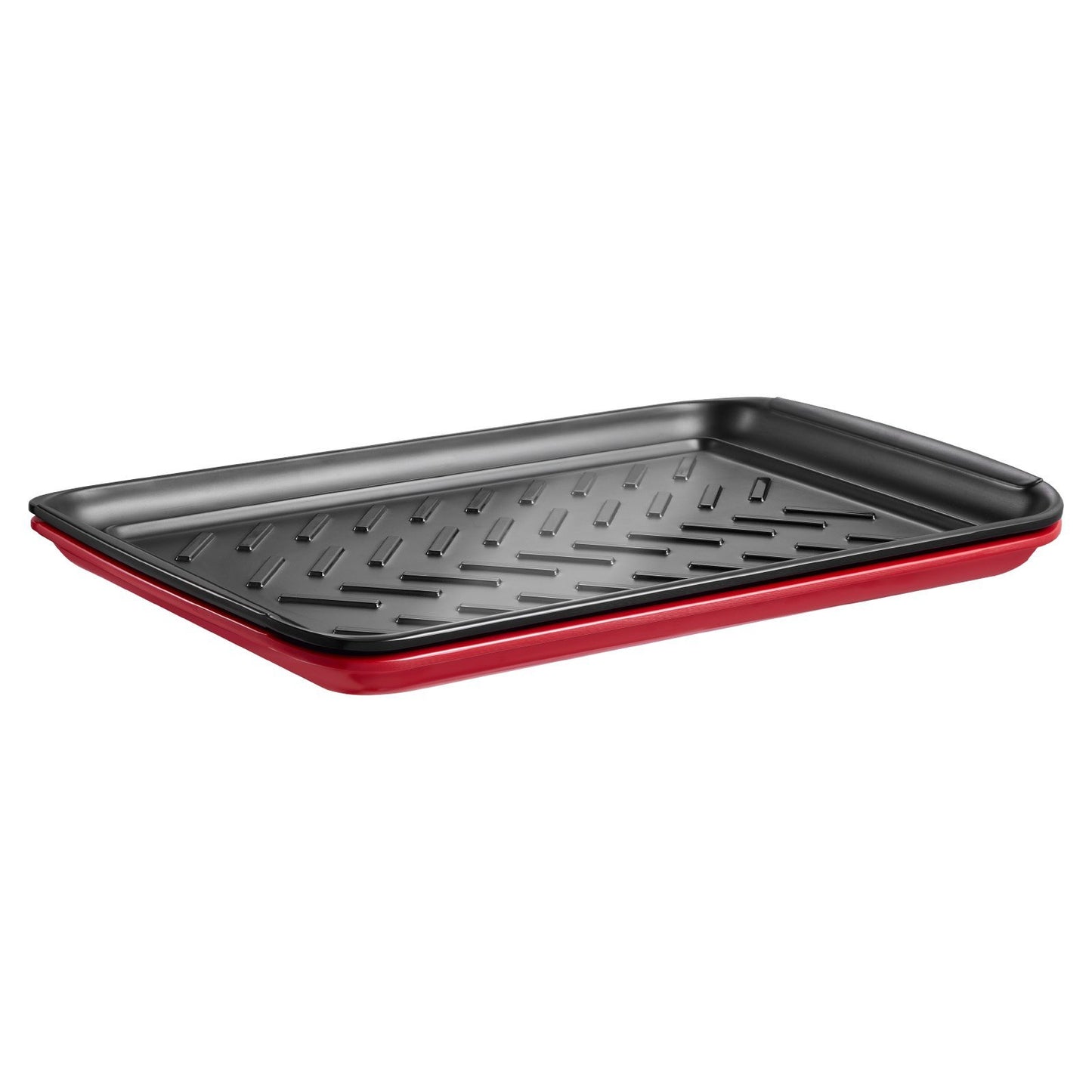 ✅ 2-Pack Plastic Serving Trays – Large 17” Anti-Slip Food Trays