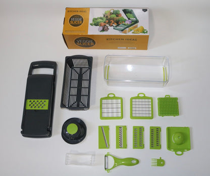 ✅ Household Vegetable Cutter – Manual Kitchen Slicer & Chopper Tool