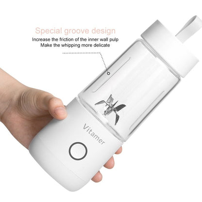 ✅ 350ml USB Portable Blender – Rechargeable Smoothie & Shake Maker