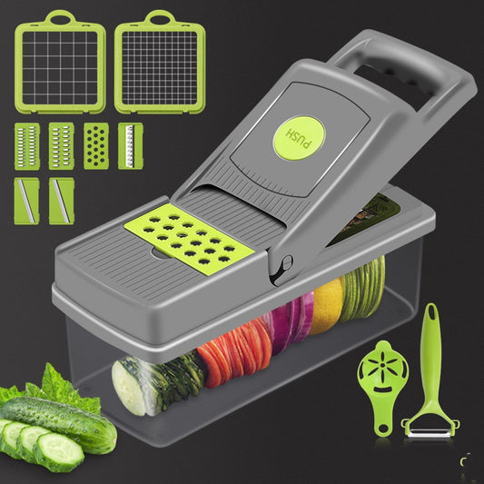 ✅ Household Vegetable Cutter – Manual Kitchen Slicer & Chopper Tool