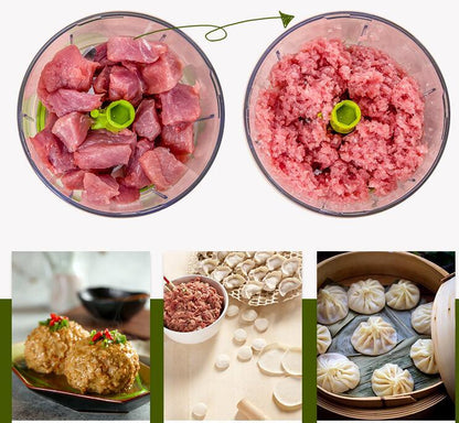 ✅ Manual Veggie Chopper – Pull-Cord Vegetable Dicer & Slicer