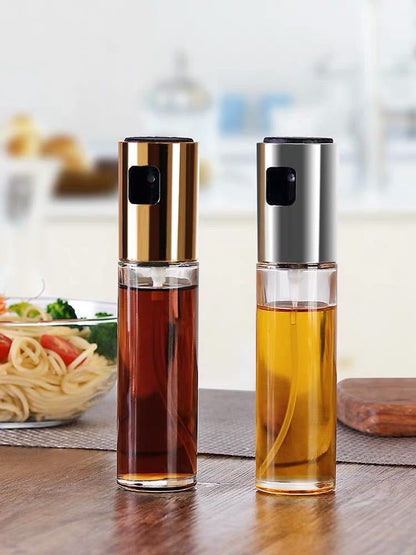 ✅ Glass Oil & Vinegar Spray Bottle – Refillable Cooking Mist Sprayer