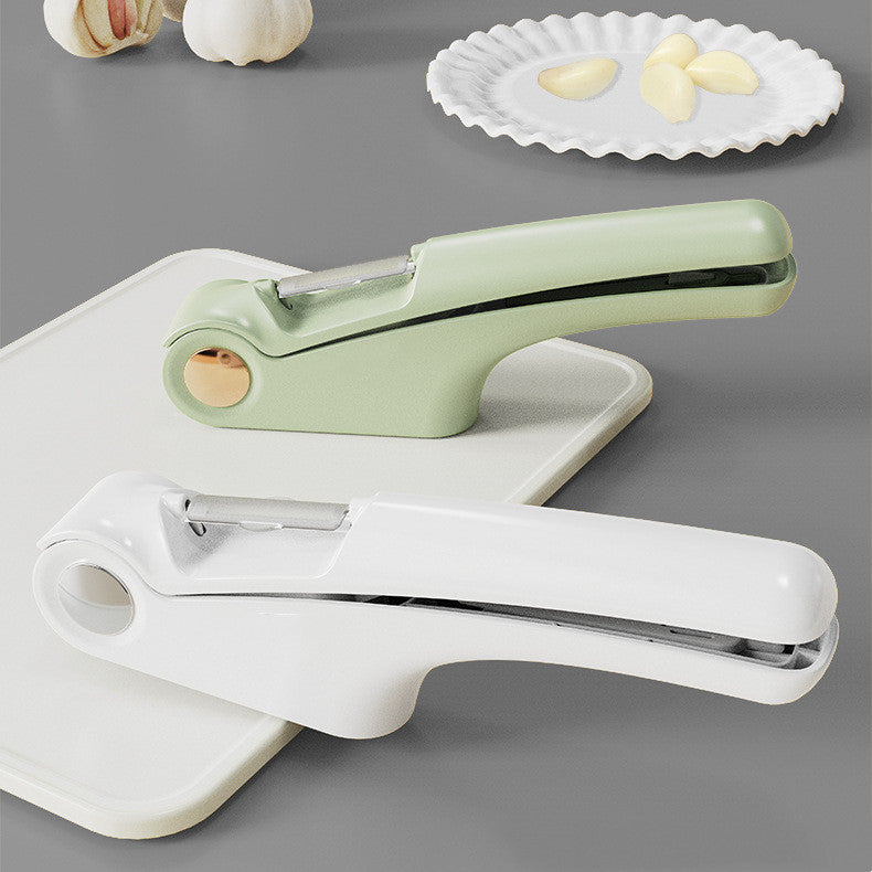✅ Heavy-Duty Garlic Press – Manual Stainless-Steel Garlic Crusher