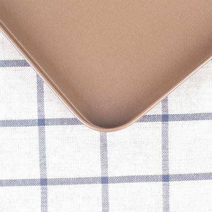 ✅ “Rectangular Carbon Steel Baking Tray – Non-Stick Oven Pan for Cookies, Cakes & Roasting”