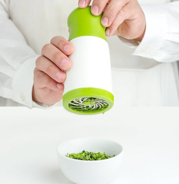 ✅ Herb Grinder & Spice Mill – Manual Parsley Shredder & Seasoning Chopper