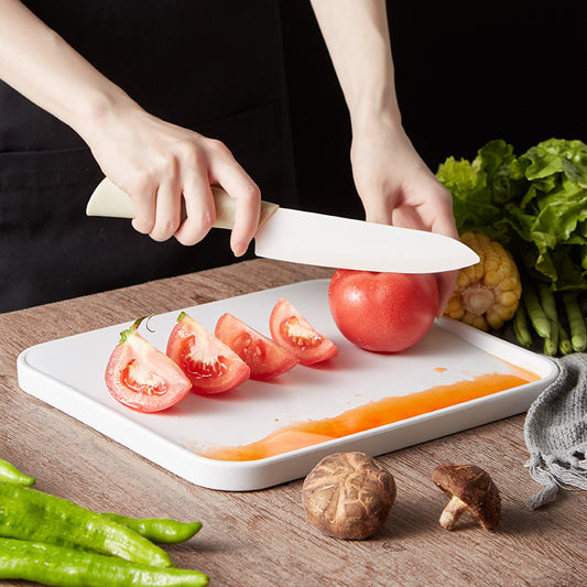 ✅ Double-Sided Cutting Board – Non-Slip Plastic Chopping Board