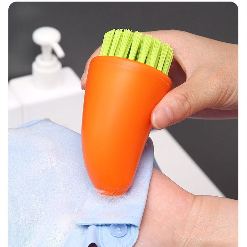 ✅ Carrot & Vegetable Cleaning Brush – Multi-Purpose Kitchen Scrubber