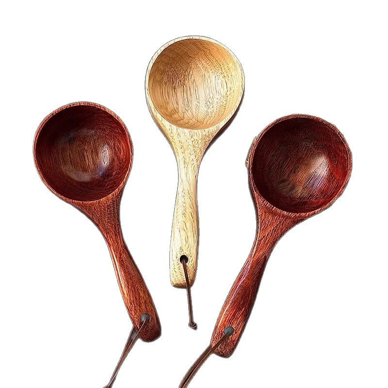 ✅ Wooden Cooking Spoon & Ladle – Natural Wood Serving Utensil