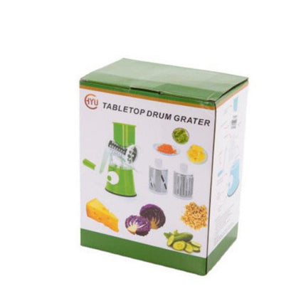 ✅ Manual Vegetable Slicer & Chopper – Multi-Blade Kitchen Cutting Tool