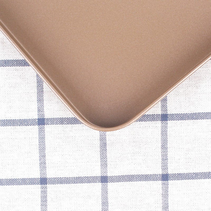 Culinariq Bakeware 24.6X18.8X2.3cm Rectangular Carbon Steel Nonstick Baking Tray – Oven Pan for Cookies, Cakes & Roasting