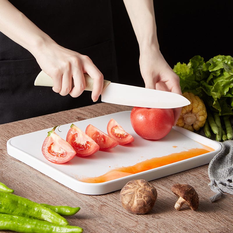 Culinariq Cutting boards Double-Sided Non-Slip Cutting Board – Antibacterial Plastic Chopping Board
