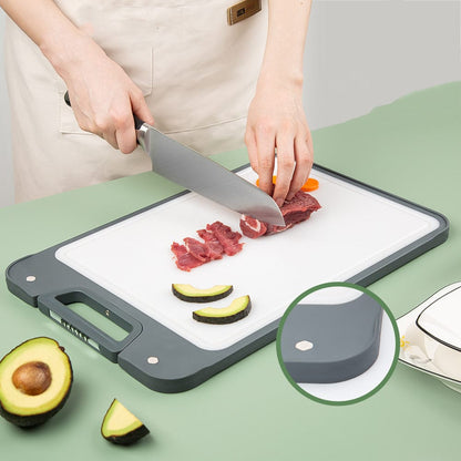Culinariq Cutting boards Grey Stainless-Steel Cutting Board – Hygienic Metal Chopping Surface