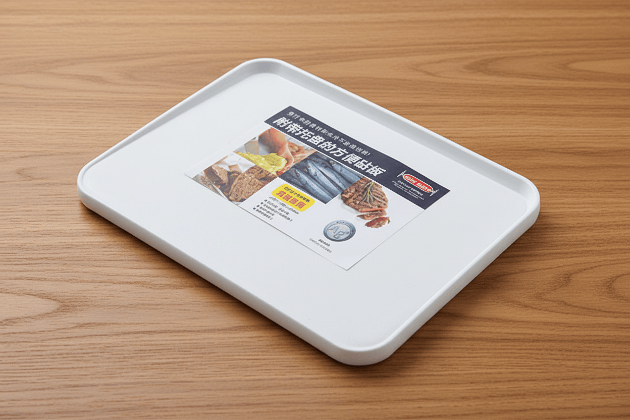 Culinariq Cutting boards Medium Double-Sided Non-Slip Cutting Board – Antibacterial Plastic Chopping Board