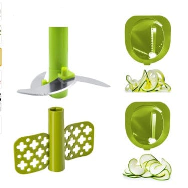Culinariq Food chopper 3baldes Manual Veggie Chopper – Pull-Cord Vegetable Dicer & Slicer