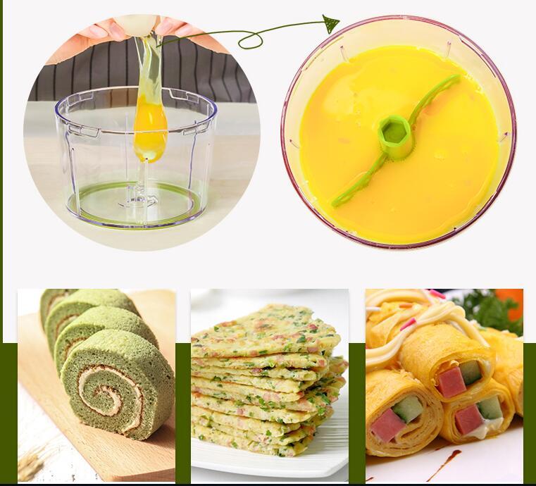 Culinariq Food chopper 3baldes Manual Veggie Chopper – Pull-Cord Vegetable Dicer & Slicer