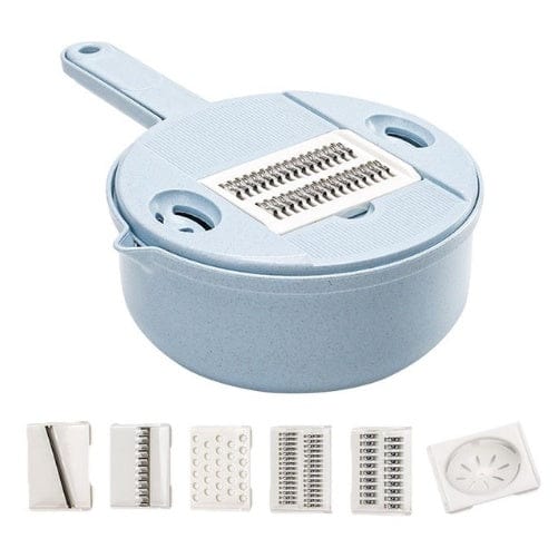Culinariq Food chopper Blue Manual Veggie Chopper – Easy-Grip Vegetable Slicer & Dicer