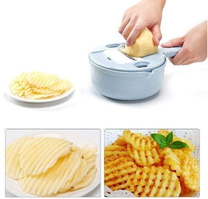 Culinariq Food chopper Manual Veggie Chopper – Easy-Grip Vegetable Slicer & Dicer