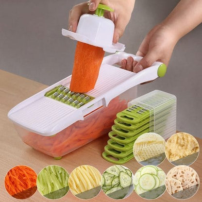 Culinariq Food chopper Multi-Function Manual Food Chopper – Stainless-Steel Blade Vegetable Cutter