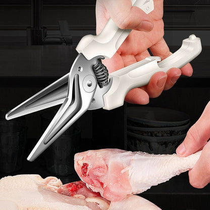 Culinariq Food chopper Scissor magnetic suction Magnetic Kitchen Scissors – Stainless-Steel Cooking Shears with Wall Mount