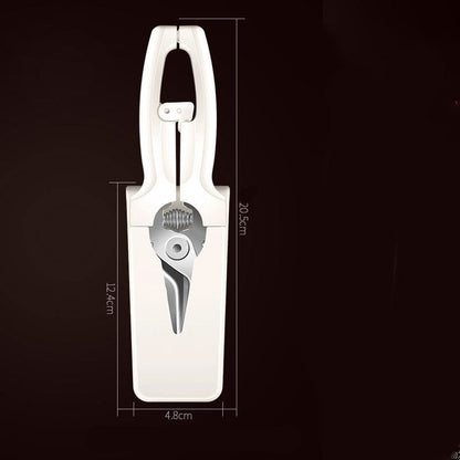 Culinariq Food chopper Scissor magnetic suction Magnetic Kitchen Scissors – Stainless-Steel Cooking Shears with Wall Mount