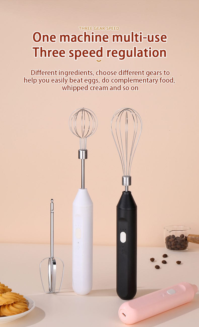 Culinariq Food mixer Hand-held Electric Baking Whisk Small Straight Handle Whisk