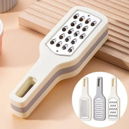 Culinariq Food peeler 3 In 1 Cheese Grater - Portable Handheld Stainless Steel Vegetable Grater
