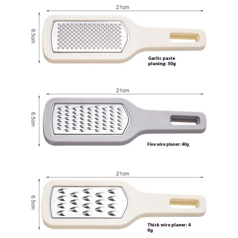 Culinariq Food peeler 3 In 1 Cheese Grater - Portable Handheld Stainless Steel Vegetable Grater