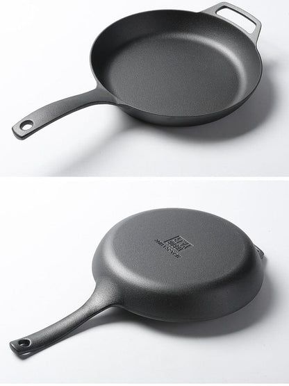 Culinariq Frying pan 27cm Thick Cast Iron Skillet – Heavy-Duty Non-Stick Frying Pan