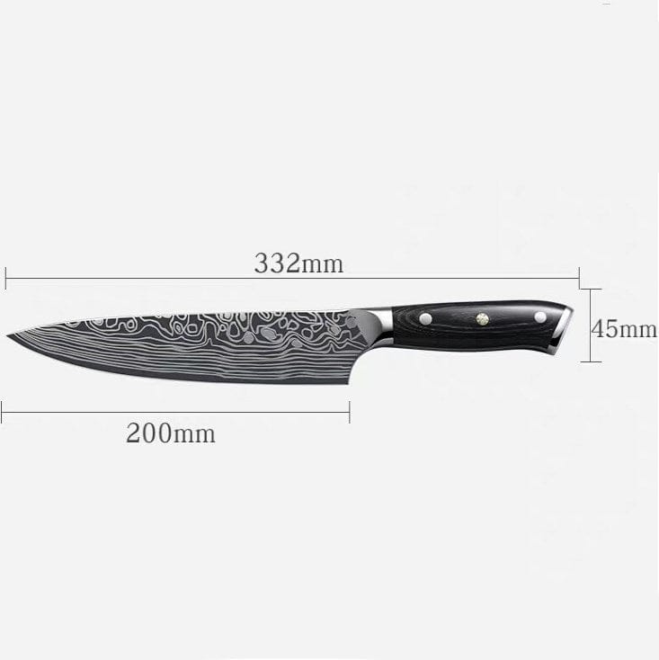 Culinariq Kitchen knives Premium Chef’s Knife – Ultra-Sharp Vanadium Steel Kitchen Knife