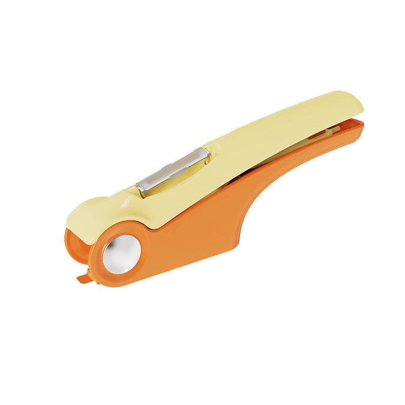 Culinariq Kitchen tools Orange Heavy-Duty Garlic Press – Manual Stainless-Steel Garlic Crusher