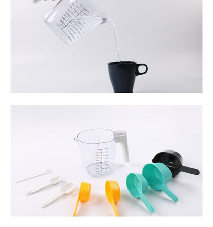 Culinariq Measuring cups White Baking Measuring Set – Cups, Spoons, Funnel & Jug