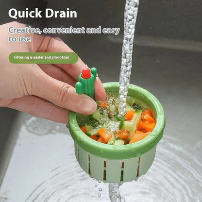 Culinariq Sink drain screen Cactus Sink Strainer Basket – Kitchen Drain Filter & Food Catcher