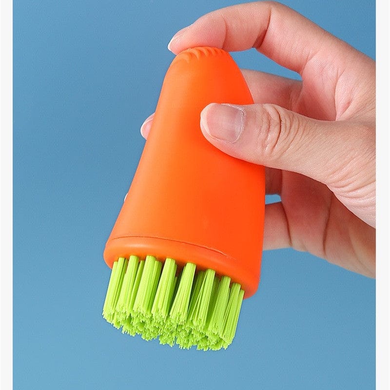 Culinariq Vegetable brush Orange Vegetable Cleaning Brush – Multi-Purpose Kitchen Scrubber
