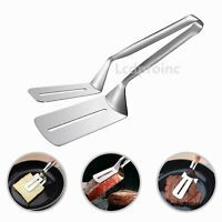 ✅ Stainless-Steel Food Clamp Tongs – Bread, Meat & BBQ Cooking Tool