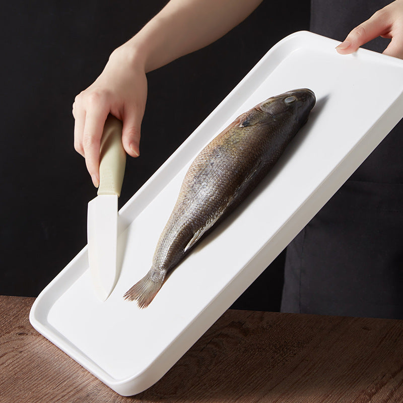 ✅ Double-Sided Cutting Board – Non-Slip Plastic Chopping Board