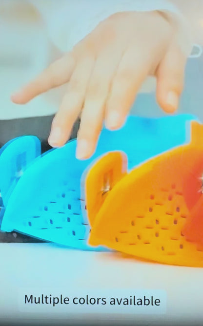 Silicone Pot Side Strainer – Clip-On Drain Spout for Pots & Pans